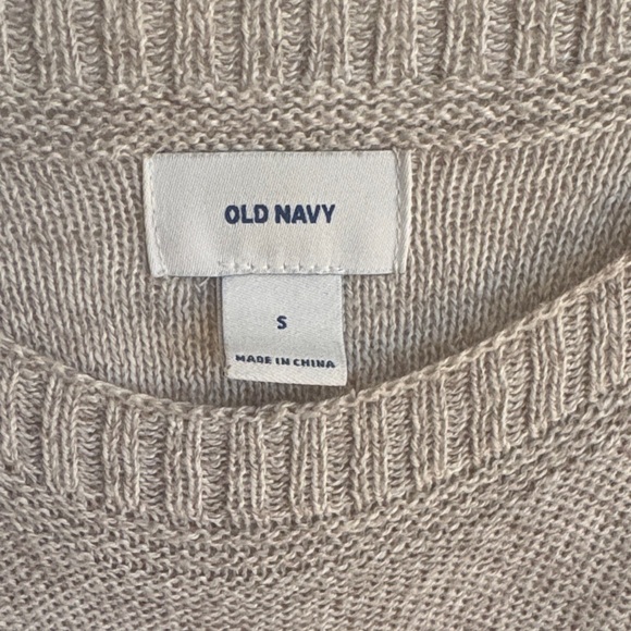 Women's Beige Striped Tunic Sweater - Picture 2 of 5